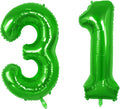 Number 31 Balloons for 31st Birthday Party Decorations, 0-100 Large No.31 by Joycard