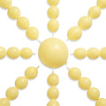 PartyWoo Pastel Yellow Linking Balloons 100pcs 6 Inch Yellow Link Balloons | by PartyWoo