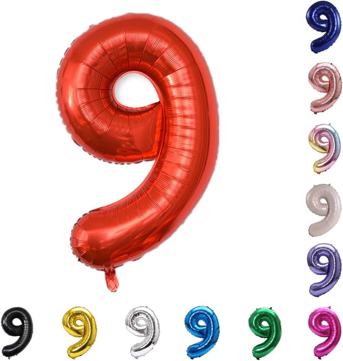 YPSelected 32 Inch Large Foil Helium Number Balloon Birthday Wedding Party 0-9 by YPSelected