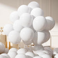 AULE 50Pcs Latex 12 Inch White Latex Balloons | Helium Happy Birthday by AULE