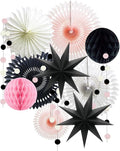 10 Pcs Party Decoration Set, Honeycomb Balls and Star Lanterns by ADLKGG