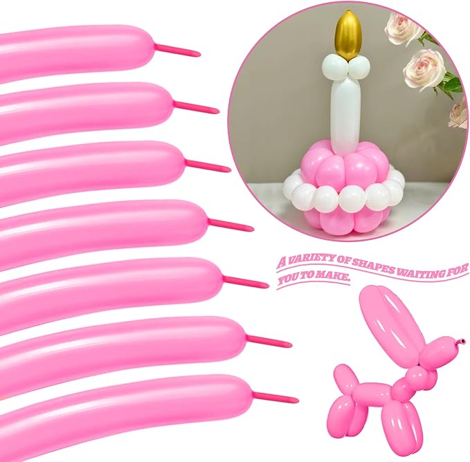LXZFCRG 260 Long Balloons for Animals, Latex Twisting Balloons for Garland - Image 4
