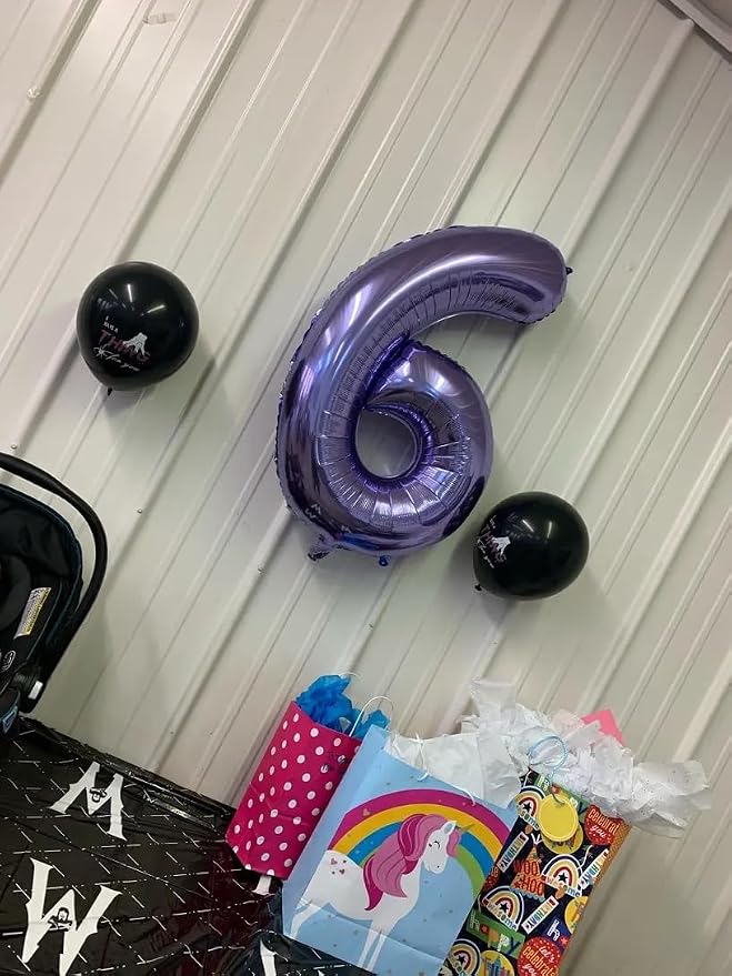 Purple 8 Balloon - Image 7