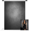 Kate 6.5x10ft Gray Abstract Photography Backdrop Grey Portrait Textures Photo by KateBackdropforPhotography