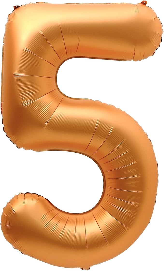 Number 5 Balloon, 5 Balloon, Number Balloons 40 Inch by VHUWE