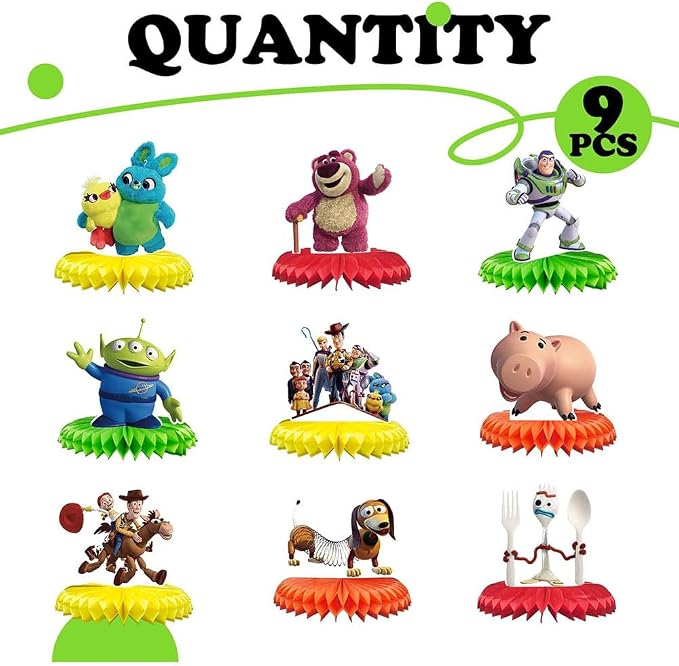 For Toy Story Birthday Party Supplies, Double Sided Table Decorations - Image 2