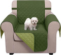 U-NICE HOME Reversible Recliner Chair Covers, Huntergreen/Sage | 23''Armchair by U-NICEHOME