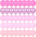 RUBFAC Pink Balloons Set, Metallic Pearl Pastel Light Pink Party Balloons 12 by RUBFAC