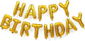 16 Inch Gold Happy Birthday Balloons Banner, Aluminum Foil Letters Happy by VHUWE