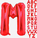 Red Letter M Balloons, M Balloon 40 Inch M Balloons Letter by BBPOOL