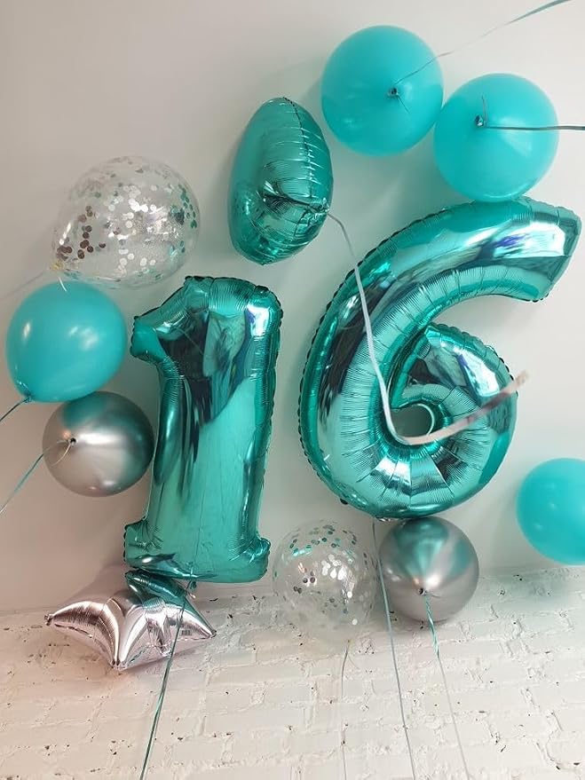 Number 1 Balloons 40 Inch for 1st 11 Birthday Party Decorations, - Image 3