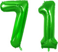 Number 71 Balloons for 71st Birthday Party Decorations, 0-100 Large No.71 by Joycard