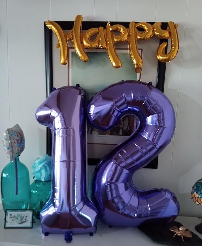 21 Balloon Numbers 40Inch for 12 21th Year Old Birthday Decorations, Inflation - Image 3