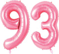 Number 93 Balloons for 93rd Birthday Party Decorations, 0-100 Large No.93 by Joycard