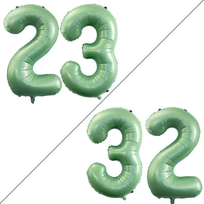 Number 23 Balloons for 23rd Birthday Party Decorations, 42 Inch Jumbo Foil by GOER