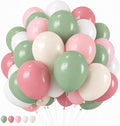 Pink and Green Balloons by Togvu