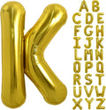 TONIFUL 40 Inch Large Gold Letter K Foil Balloons Alphabet Balloons | Giant by TONIFUL