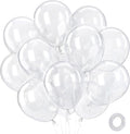 Patimate Clear Balloons 100 Pack 12 Inch Latex Transparent Balloons by PatimateDirect