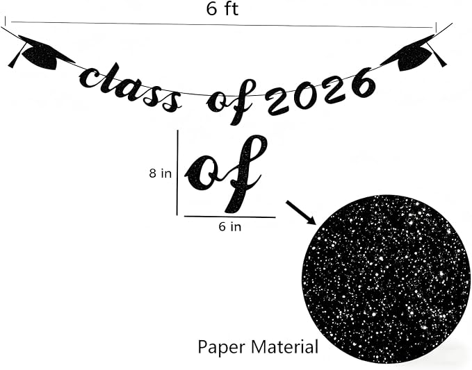 2026 Graduation Banners Party Decorations, School and Home Decorations - Image 2