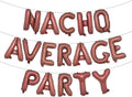 Nacho Average Party Decoration Nacho Average Party Balloons Banner Fiesta Taco by RUIANSI