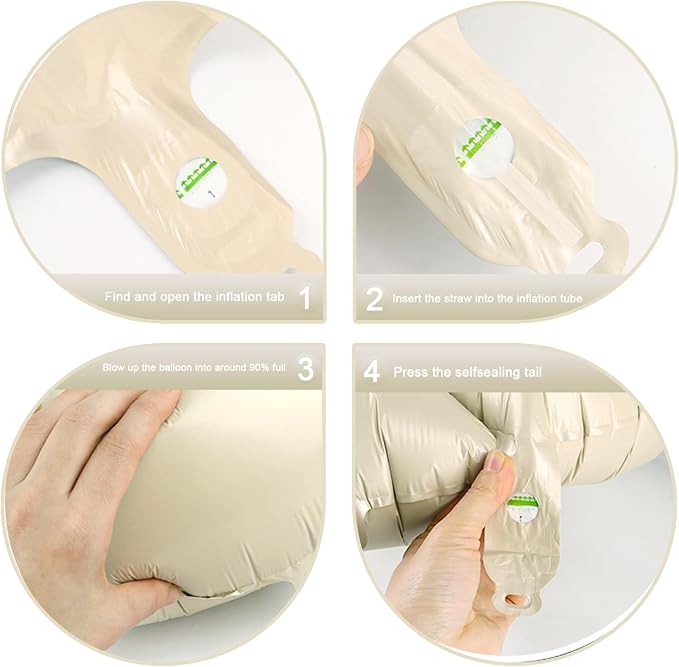Cream White 40 Inch 10 100 Number Balloons, 10 100 Decorations - Image 4