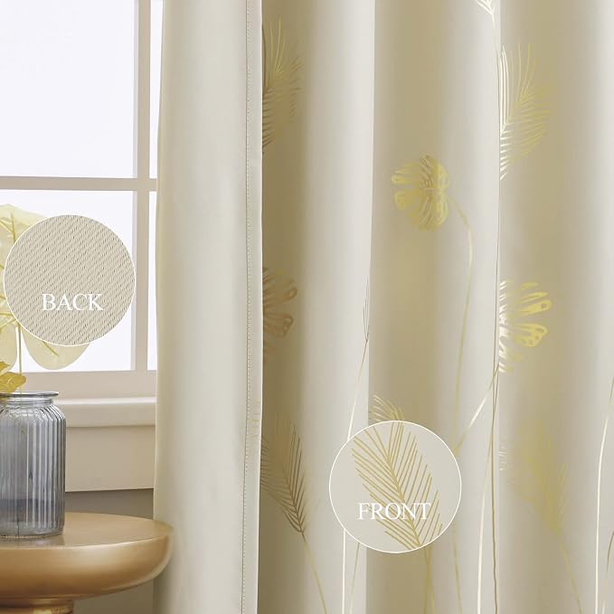 Wide Drape for Patio Door 100W x 108L Inch Length Designed Curtain - Image 5