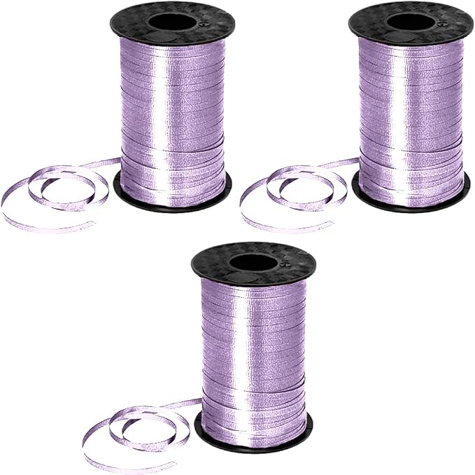 PMU 1500 Yards x 3/16in Lavender Crimped Curling Ribbon String by PMU