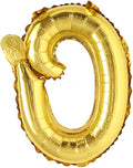 18 inch Gold DIY a-z Handwriting lowercase letters name Foil balloon Letter by REIANS