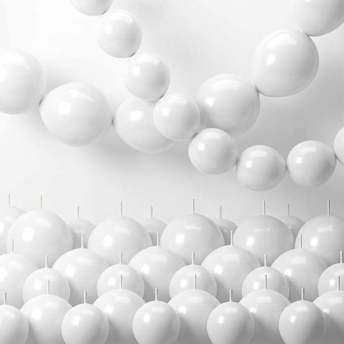 White Quick Link Balloons, Pearl Balloons by Govpy