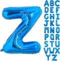 TONIFUL 40 Inch Large Blue Letter Z Foil Balloons Alphabet Balloons | Giant by TONIFUL