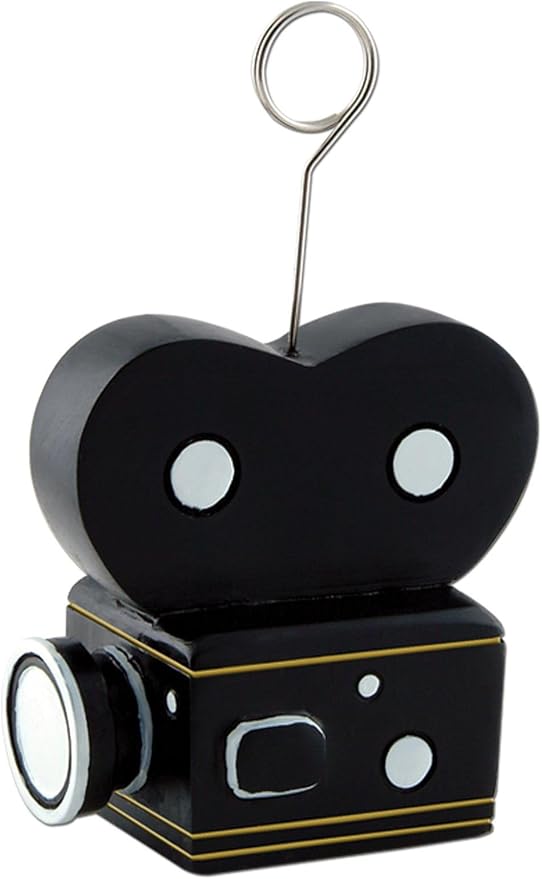 Beistle Movie Camera Photo/Balloon Holder Party Accessory, 6 ounces by Beistle