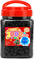 Iooleem Black Pom Poms, Small Size, Pom Poms by IOOLEEM