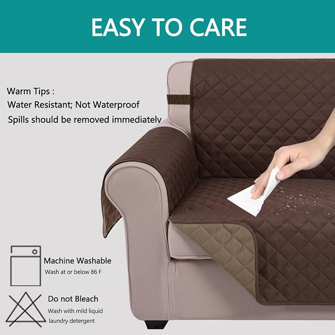 U-NICE HOME Reversible Sofa Cover Couch Cover - Image 5