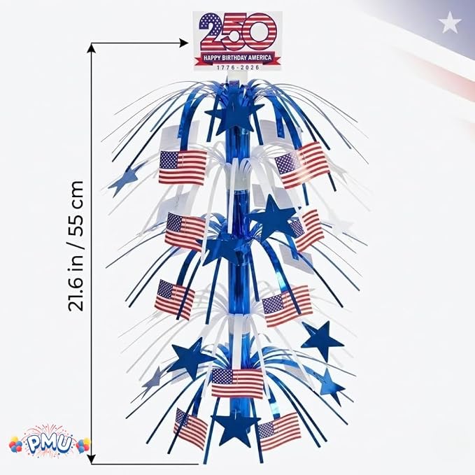 PMU 21 Inch Patriotic Centerpieces - Image 8
