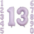 Cream Purple Number 13 Balloon 40 Inch, Foil Digits by Unknown