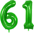 Number 61 Balloons for 61st Birthday Party Decorations, 0-100 Large No.61 by Joycard