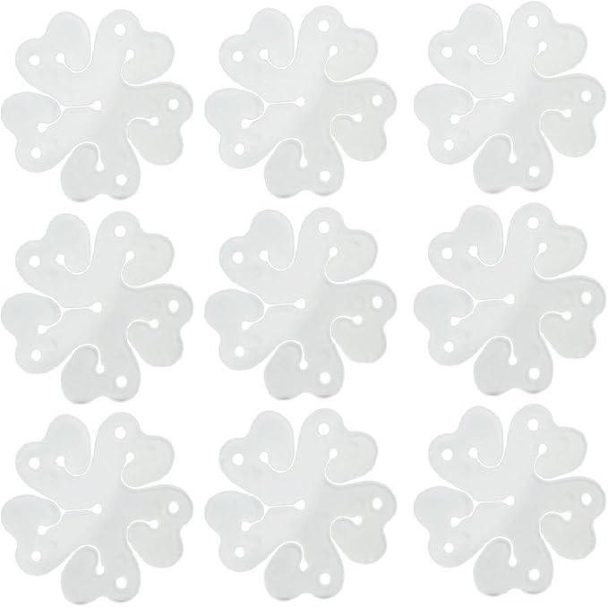 baotongle 50 pcs Portable Flower Shape Balloon Clips Holder by baotongle