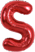 TONIFUL 40 Inch Large Bright Red Letter Balloons A-Z, Giant Jumbo Helium Foil by TONIFUL