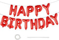 16" Happy Birthday Foil Letter Balloons Banner Set | Alphabet Balloons by EHCBHG