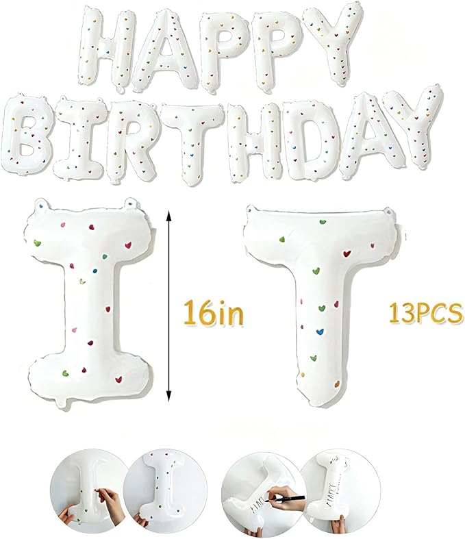 Happy Birthday Balloon Banner - Image 2