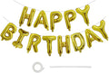 16" Happy Birthday Foil Letter Balloons Banner Set | Alphabet Balloons by EHCBHG