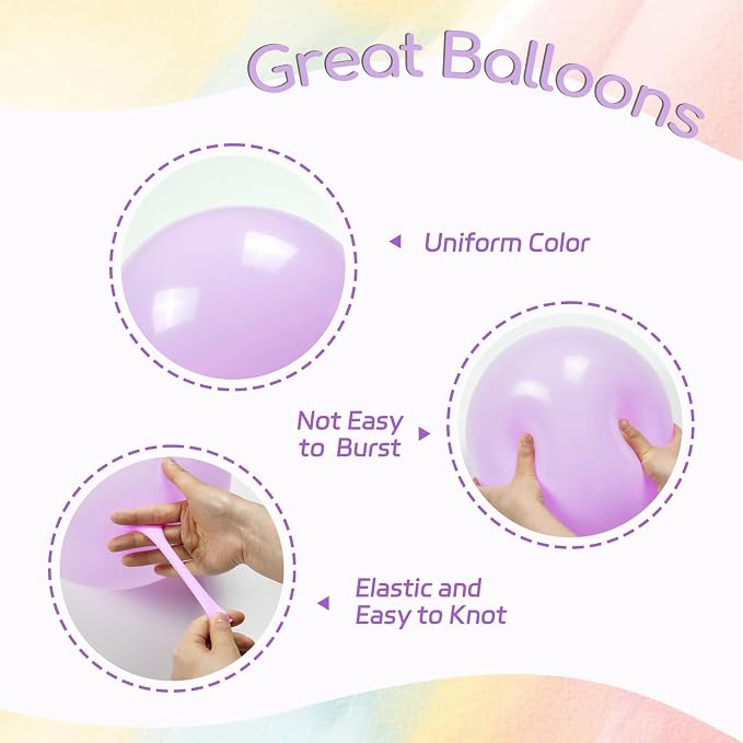 60pcs 12inch Pastel Balloons - Image 3