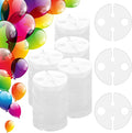 200 Pcs White Clear Balloon Clips by Kigley