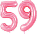Number 59 Balloons for 59th Birthday Party Decorations, 0-100 Large No.59 by Joycard