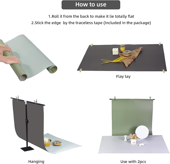 Yoocheese Photography Backdrop Product Photo Background: Small Size Paper - Image 6