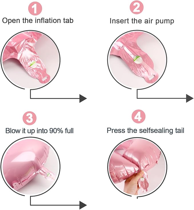 Pastel Pink 8 Balloon - Image 6