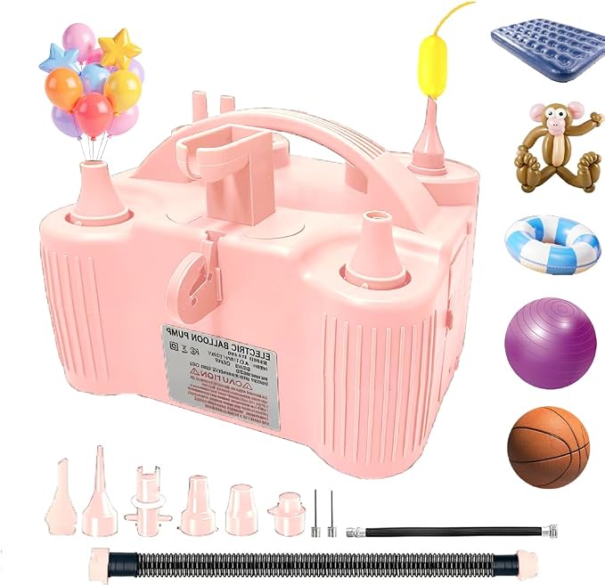 4-in-1 Electric Balloon Pump for All Balloons, Inflatables, and Sports Balls by Unknown