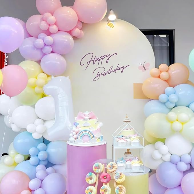 Pastel Balloon Garland Arch Kit - Image 7
