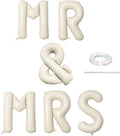 40 Inch Beige MR & MRS Balloons by Lingqiang