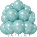 Jobkoo Pearl Teal Balloons, 12 Inch Pearl Turquoise Aqua Blue Latex Balloon | by Jobkoo